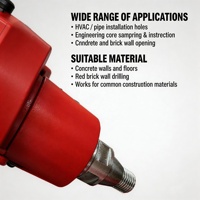 En stock, vente en gros : Perceuse carotteuse robuste haute performance 4200W pour les travaux d'essai de carottage des chaussées et des routes.