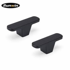 OEM Elongated Matt Black Modern Durable Cabinet <strong>Knob</strong> Aluminum Alloy T-Shape Easy Installation Drawer <strong>Bedroom</strong> Kitchen Bathroom - Product Image 1
