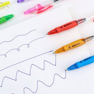 Custom Ready to Ship Plastic Promotional <b>Pen</b> Student Use School & Office Supplies Custom Logo Printed Blue Gel Ink - Product Image 6