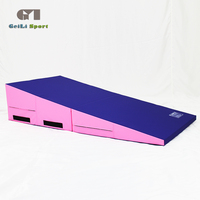 Estera plegable de alta densidad para gimnasio, estera de cuña para gimnasia, para hacer ejercicio corporal
