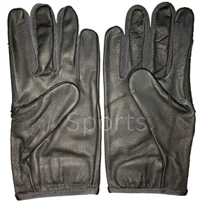 Custom Elite Black Leather Baseball Batting Gloves - Ultimate Grip Durable Cowhide Pro Batting Gloves for Men & Youth - Product Image 2