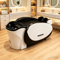 Fauteuil de lavage électrique pour salon de coiffure, lit de shampoing, fauteuil de massage thaïlandais pour le lavage des cheveux, lit de spa capillaire