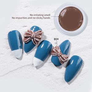 Kit de gel UV pour ongles JTING, couleur nude japonaise, effet 3D sculpté, 12 couleurs, gel modelant 4D, conception personnalisée OEM - Product Image 3