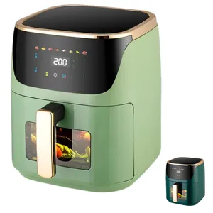 Free sample touch screen 8l 9L 10L air fryer 12lt low watt air fryer gosonic kc air fryer