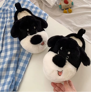 Pantuflas de Felpa con Orejas Largas de Perrito Adorable, Antideslizantes, para Interiores, Cálidas para Invierno, con Suela Gruesa, Térmicas y Esponjosas, para Mujer y Hombre - Product Image 1