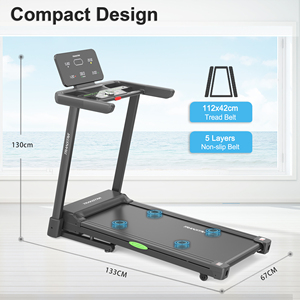 Caminadora Eléctrica Plegable para Ejercicio en Casa, Cinta de Correr <span class=keywords><strong>con</strong></span> Inclinación - Product Image 3