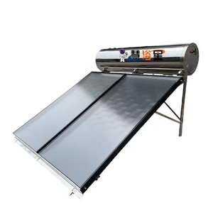 Calentador de Agua Solar Eléctrico de Alta Eficiencia de 150L, Placa Plana, Tubería de Cobre Duradera, Placa Absorbente de Cobre-Aluminio - Product Image 5