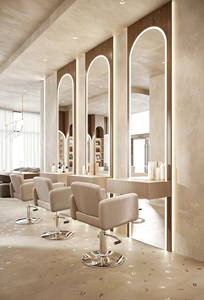 Luxury Marble Top Hair Salon Shop Fitting One Stop Solution with 3D Layout Design - Product Image 6