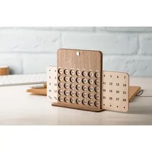 Calendario Perpetuo in Legno Personalizzato Modello Cina 21447_718644 - Product Image 1