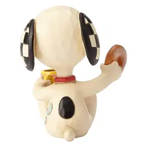 Jim Shore noccioline Snoopy ciambelle e caffè in miniatura figurina, 3 pollici, multicolore