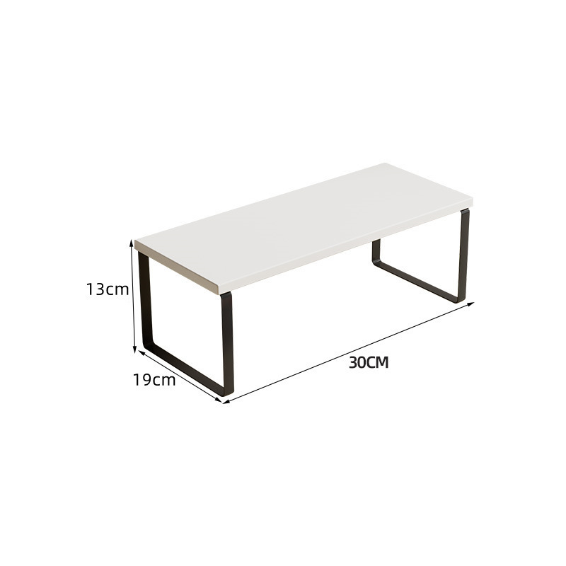 White with black frame, small size, 30 x 19 x 14.2 cm