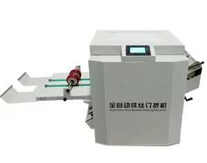 Automatic Booklet paper Wire Saddle Stitching Binding Machine