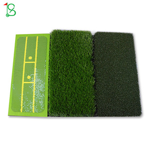 Tapis de golf pliable 3 en 1 Source Factory avec fonction d'entraînement de la trajectoire du swing, tapis d'entraînement portable pour usage intérieur et extérieur - Product Image 1