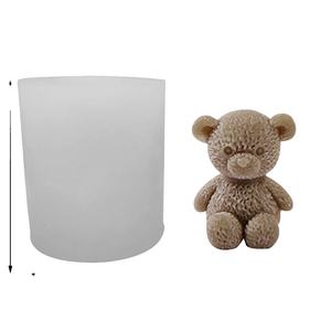 Early Riser ours <span class=keywords><strong>lait</strong></span> thé glaçon moule bricolage café boule de glace broyeur whisky ours en peluche glaçon moule chocolat ours en peluche moule - Product Image 1