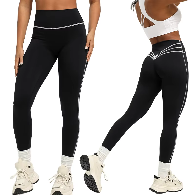 Wholesale Plus Size High Waist Gym Yoga Leggings High Quality Sports Fitness Yoga Pants for Women