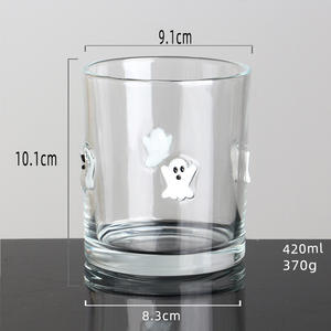Vasos de Jugo con Diseño de Frutas de 14 Onzas, Vasos de Cóctel sin Tallo con Confeti Navideño de <span class=keywords><strong>Hollywood</strong></span> para Fiestas en Casa, Recuerdos y Suministros - Product Image 6