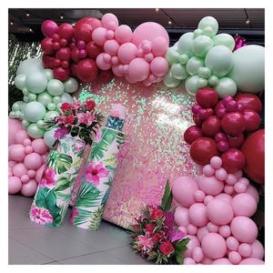 50 pièces <span class=keywords><strong>Guirlande</strong></span> de ballons pour fête de bébé jaune, <span class=keywords><strong>rose</strong></span>, bleu, or <span class=keywords><strong>rose</strong></span>, <span class=keywords><strong>joyeux</strong></span> <span class=keywords><strong>anniversaire</strong></span>, blanc, révélation de sexe, noir, vert, violet - Product Image 3