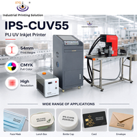 Imprimante jet d'encre couleur UV piézo haute résolution IPS-CUV55 54 mm PIJ, imprimante numérique UV cylindrique