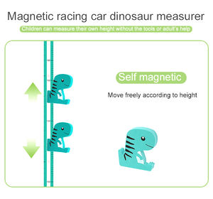 Vente en gros d'usine de jouets amusants pour enfants petite règle de hauteur en forme de dinosaure - Product Image 6