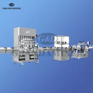 Good performance packaging production line cleaning liquid glass cleaner with spray caps filler filing machine