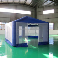 Tente de camping gonflable portable - Imperméable et ventilée pour les activités de plein air