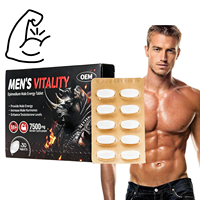 Complément alimentaire naturel à base d'herbes pour la vitalité masculine, en comprimés, pour soutenir l'énergie, la performance hormonale et la libido (OEM/ODM)