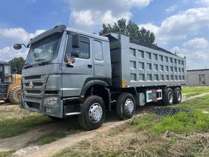HOWO8x4 Dump Truck New Used Diesel Fuel Heavy Truck for Africa Central Asia Weichai Engine Fast <b>Gear</b> <b>Box</b> Left Steering Rear - Product Image 6