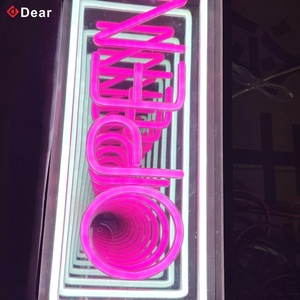 Custom <strong>Infinity</strong> Extendding Abyss <strong>Mirror</strong> <strong>3d</strong> Neon Light Sign Thousand Layer <strong>Mirror</strong> Led Letter Sign for Business - Product Image 2