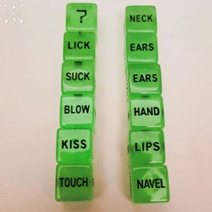<span class=keywords><strong>Dados</strong></span> de Posición en Inglés que Brillan en la Oscuridad de 16 mm, <span class=keywords><strong>Dados</strong></span> de Juego Divertidos para Parejas Adultas - Product Image 1