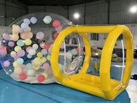 Tente Dôme Transparente Commerciale Gonflable pour Fêtes en Plein Air, Idéale pour l'Accueil de Grands Événements et de Fêtes à Ballons