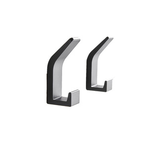 2023NEW Self Adhesive <b>Hooks</b> 304 Stainless Steel No Drilling Waterproof Oilproof Black <b>Towel</b> <b>Hook</b> Wall - Product Image 3