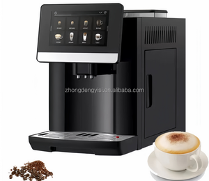 Italian Espresso Making <b>Machine</b> Desktop <b>Coffee</b> Maker Smart <b>Touch</b> <b>Screen</b> Milk Home and Commercial Integrated Model - Product Image 1