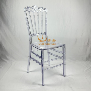Hot <span class=keywords><strong>Sale</strong></span> Stapelbare Krone Kristall <span class=keywords><strong>Ghost</strong></span> Stühle Hotel Transparent Kunststoff Klar Acryl Outdoor Stuhl Für Event Party - Product Image 3