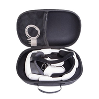 Étui rigide portable en EVA avec fermeture éclair - Sac de rangement protecteur pour accessoires de lunettes VR Meta/Oculus Quest 3S