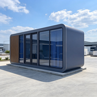 Cabane moderne en forme de pomme, maisonnette préfabriquée, bureau de jardin, pod insonorisé, espace de travail portable, studio modulaire