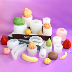 <span class=keywords><strong>Moule</strong></span> en <span class=keywords><strong>silicone</strong></span> pour fruits 3D DIY, pomme, orange, banane, avocat, mûre, pour la pâtisserie <span class=keywords><strong>de</strong></span> desserts - Product Image 1