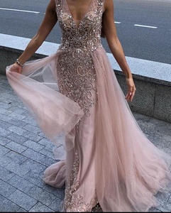 Lehenga Choli de Acetato para Mujer ATIYA LIBAS, Largo hasta el Suelo, Adornado con Cuentas de Vidrio y Pedrería para Bodas/Fiestas - Product Image 1