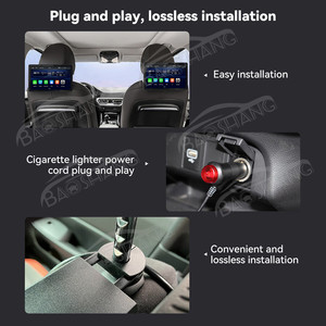 Pantalla de entretenimiento trasera Carplay de 14,0 pulgadas, <span class=keywords><strong>Radio</strong></span> universal para <span class=keywords><strong>coche</strong></span>, navegación GPS, reproductor de vídeo Multimedia, fácil instalación - Product Image 3