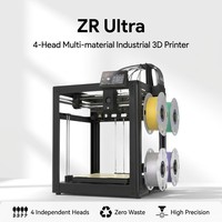 WonderMaker ZR Printer 3D CoreXY, 4 alat industri sumber Ultra terbuka kecepatan tinggi PLA USB/WiFi 2026*300*270mm 290