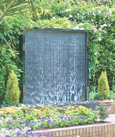 Mur d'eau décoratif moderne, cascade intérieure/extérieure pour hôtels, jardins et projets paysagers