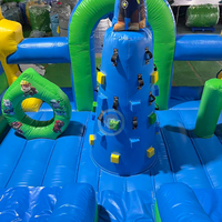 Toboggan Gonflable Commercial pour Enfants, Toboggan Gonflable à Thème Patte de Chat, Toboggan Gonflable pour Fêtes et Jeux