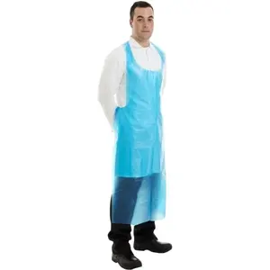 disposable plastic apron HDPE CPE medical pe aprons for adult