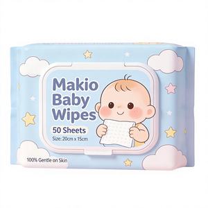 ผ้าเช็ดทำความสะอาดสำหรับเด็ก 120 ชิ้น สูตรอ่อนโยน ปราศจากสารก่อภูมิแพ้ สำหรับดูแลผิวทารกแรก<span class=keywords><strong>เกิด</strong></span> - Product Image 1