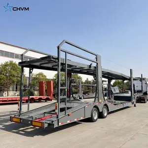 Zweistöckiger Doppeldeck-Fahrzeug-LKW-Anhänger Hauler-Auto transport anhänger Auto transporter anhänger
