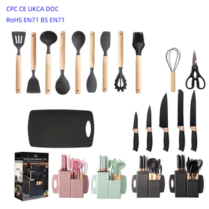 Set di Utensili da Cucina in Silicone Personalizzabili con Logo, Resistenti al Calore e Lavabili in Lavastoviglie, OEM ODM, per Uso Alimentare - Product Image 2