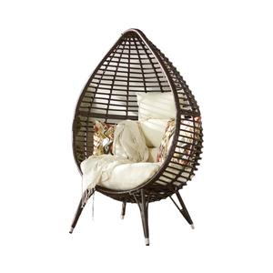 <span class=keywords><strong>Chaise</strong></span> <span class=keywords><strong>suspendue</strong></span> de patio extérieur en rotin PE, best-seller - Product Image 6