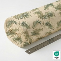Tissu en mélange de lin et de coton doux, tissé, imprimé numériquement sur mesure, motif floral, pour vêtements, sans quantité minimale de commande
