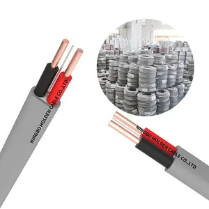 earth 2 3 4 flexible COPPER CCS CCA flat electric wire flat cable