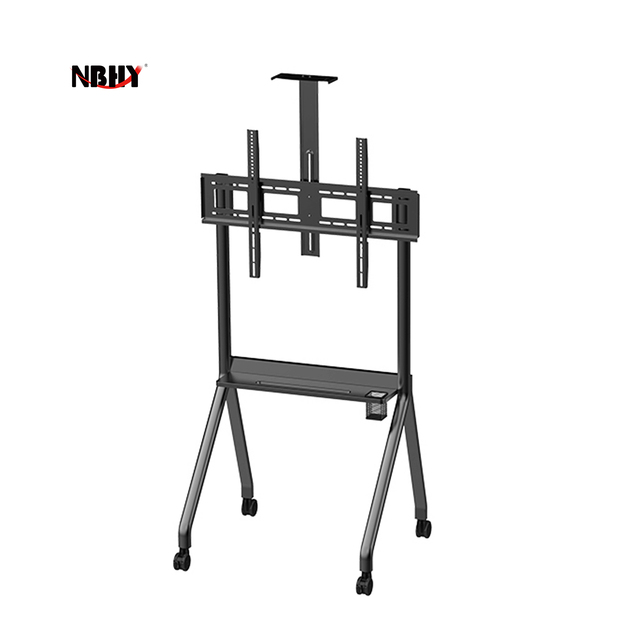NBHY Metal Universal Plasma LCD LED Modern TV Stand Mobile TV Cart Four Wheels TV Trolley