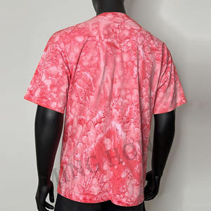 Usine Impression Personnalisée Teinture À Manches Courtes Coton Hommes T-shirts - Product Image 3